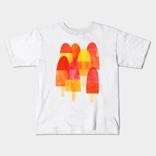 Ice Lollies and Popsicles Food Art Kids T-Shirt